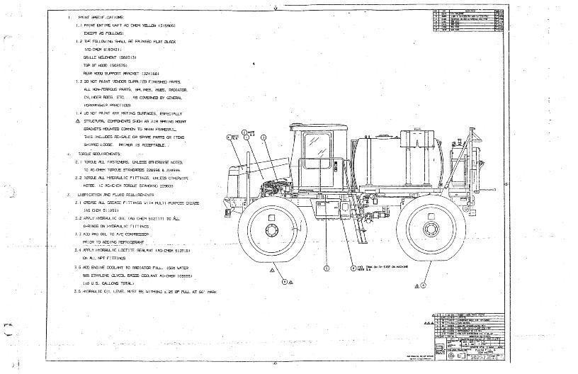 AGCO 1054 1254 RoGator Schematics (chassis, 1998-2004) Service Manual AG058724 English