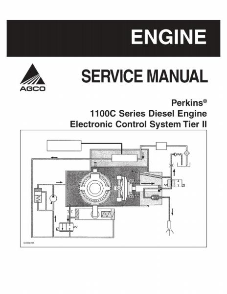 AGCO 1100C Series Perkins Engine (control system, tier 2, electronic) Service Manual 1449599M2 English