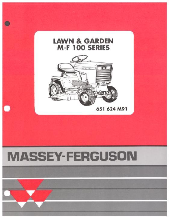 AGCO 112LT 114LTX 116LTX Lawn Tractor Parts Book 651624M91 English