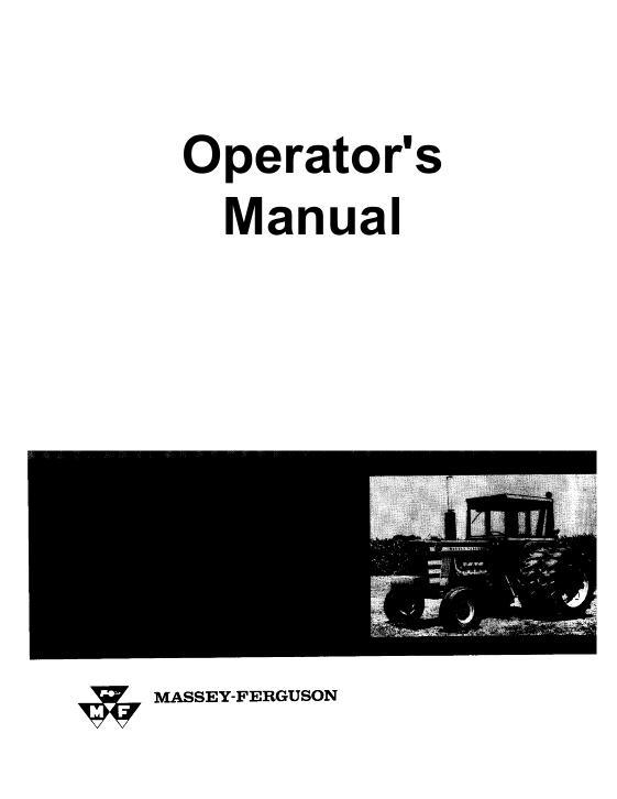 AGCO 1150 Tractor Operator Manual 1448129M2 English