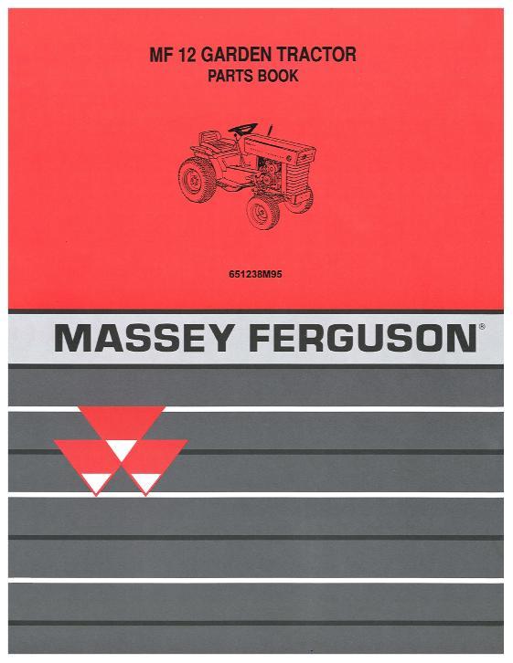 AGCO 12 12G Lawn Tractor (Hydra-Speed and Vari-Speed) Parts Book 651238M95 English