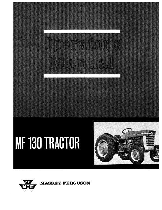 AGCO 130 Tractor Operator Manual 690728M1 English