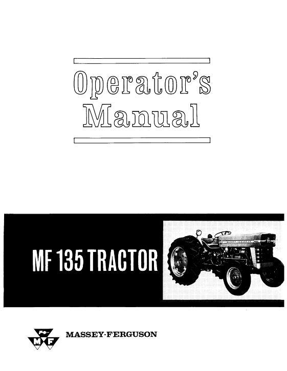 AGCO 135 Tractor (4-cylinder, Continental gas) Operator Manual 690677M3 English
