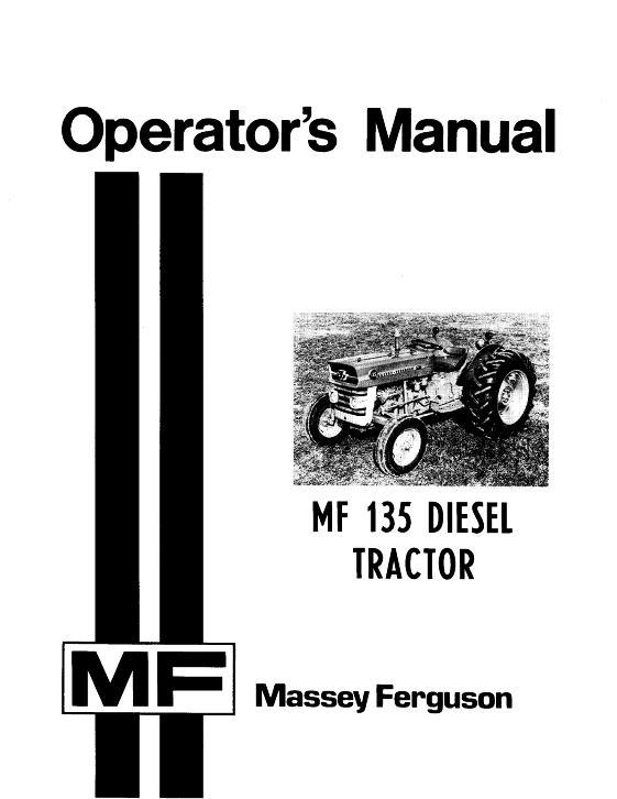 AGCO 135 Tractor (Canada, diesel) Operator Manual 1448136M2 English