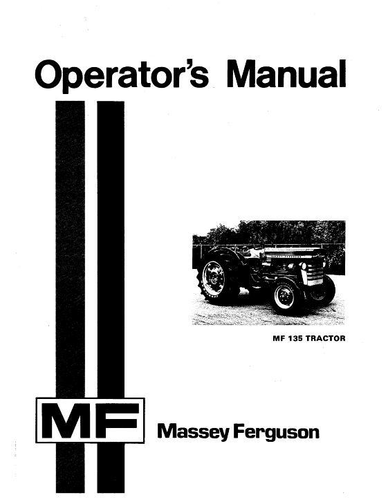 AGCO 135 Tractor (Perkins gas and diesel) Operator Manual 1448077F2 French