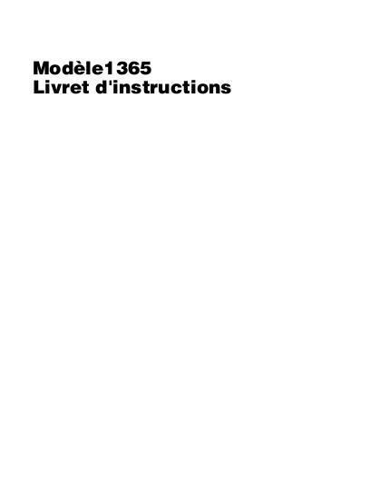 AGCO 1365 Mower Conditioner Operator Manual 700724026D French