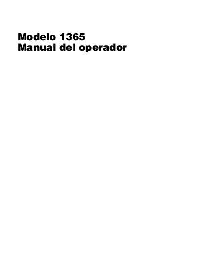 AGCO 1365 Mower Conditioner Operator Manual 700724027D Spanish