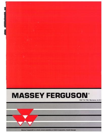 AGCO 146RV Round Baler (1997, CE) Operator Manual 700716799A Danish