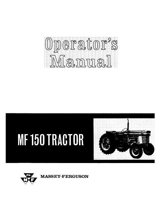 AGCO 150 Tractor (Continental gas) Operator Manual 690678M3 English