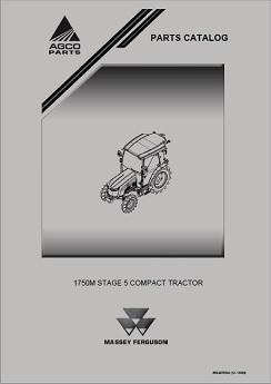 AGCO 1750M Compact Tractor Parts Book 652487A English
