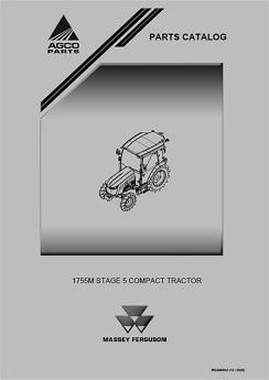 AGCO 1755M Compact Tractor Parts Book 652488A English