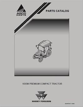 AGCO 1835M Compact Tractor Parts Book 652467A English