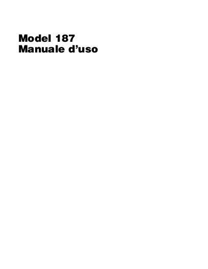 AGCO 187LB Baler (with BC electronics, CE) Operator Manual 700720213E Italian