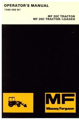 AGCO 20C TL Utility Tractor Operator Manual 1448488M1 English