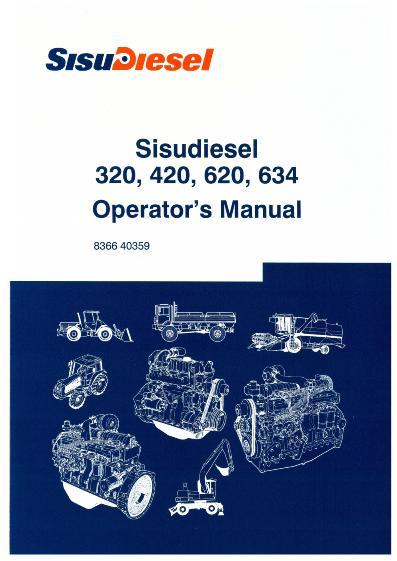 AGCO 20DSRE 620DSRE 634DSRE AGCO - Sisu (power unit) Operator Manual V836640359 English