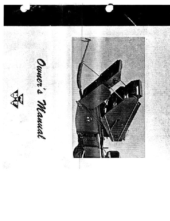 AGCO 21 Bale Thrower (engine powered) Operator Manual 690542M1 English