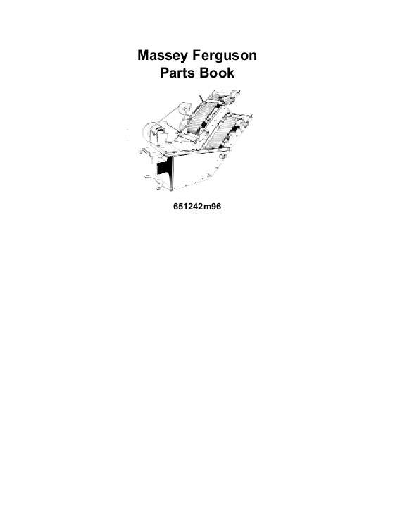 AGCO 22 Bale Thrower Parts Book 651242M96 English