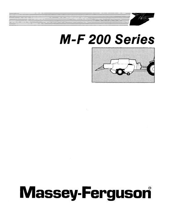 AGCO 220 224 228 Rectangular Baler Operator Manual 1449055M4 English 1 AGCO 220 224 228 Rectangular Baler Operator Manual 1449055M4 English