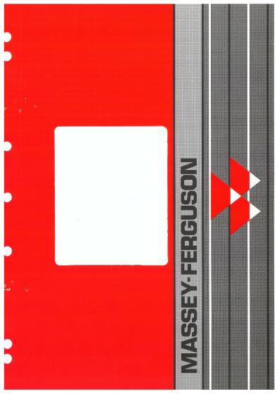 AGCO 2220 Tractor (eff sn D40092) Parts Book 3541960M2 Multiple