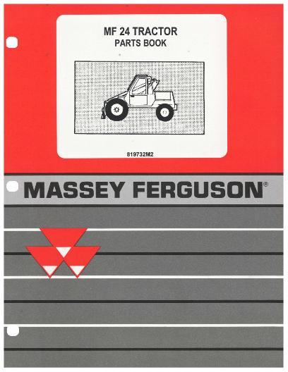 AGCO 24 Telescopic Handler Parts Book 819732M2 English