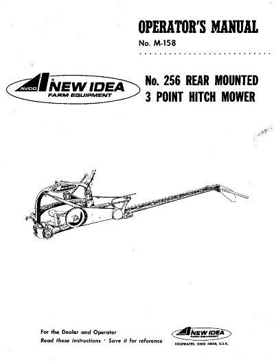 AGCO 256 Mower Operator Manual 985420 English