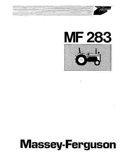 AGCO 283 Tractor (eff sn 001002, Brazil) Operator Manual 3587415M2 English