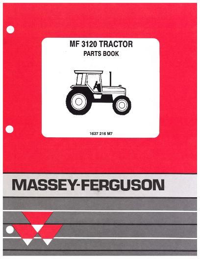 AGCO 3120 Tractor Parts Book 1637216M7 Multiple