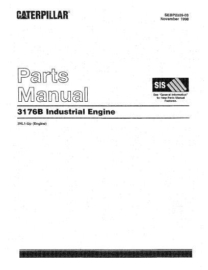 AGCO 3176B Engine (industrial) Parts Book AG054174 English