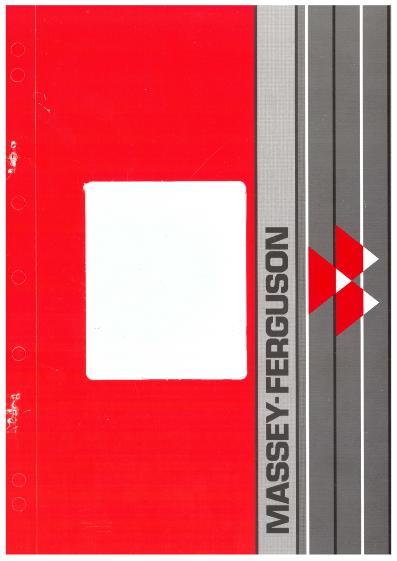 AGCO 354 Tractor (SP, FP, GE, eff sn D03066) Parts Book 3540238M2 English