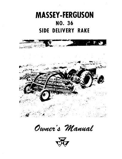 AGCO 36 Side Delivery Rake Operator Manual 690249M3 English 1 AGCO 36 Side Delivery Rake Operator Manual 690249M3 English