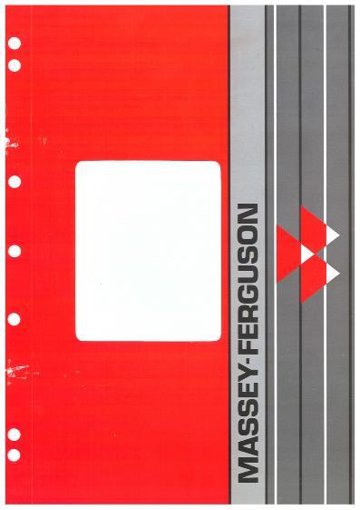 AGCO 384A Tractor Parts Book 3540109M2 English