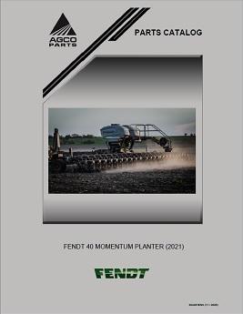 AGCO 40 Momentum Planter (FTPM16-30 FTPM24-20 FTPM24-22 FTPM32-15) Parts Book 652401A English