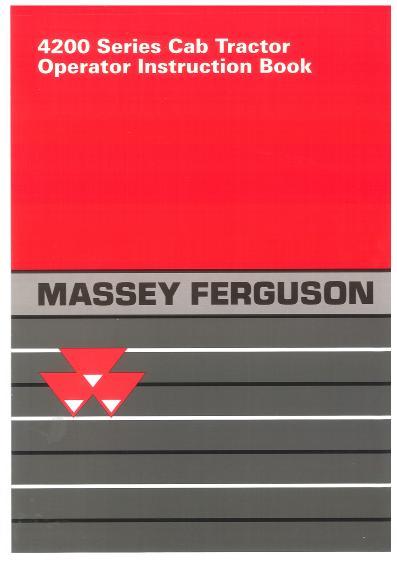 AGCO 4200 Series Tractor (cab) Operator Manual 1857014M3 English