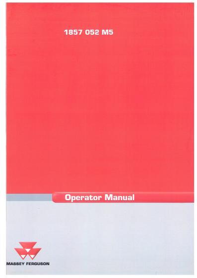 AGCO 4200 Series Tractor (cab, wet clutch, elect linkage control) Operator Manual 1857052M5 English 1 AGCO 4200 Series Tractor (cab, wet clutch, elect linkage control) Operator Manual 1857052M5 English