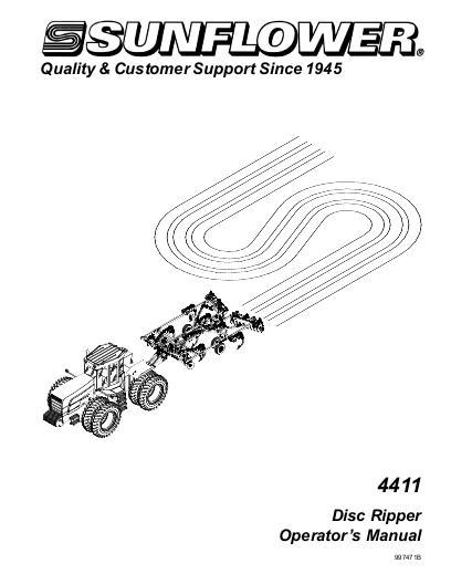 AGCO 4411 Disc Ripper Operator Manual 997471SNB English 1 AGCO 4411 Disc Ripper Operator Manual 997471SNB English