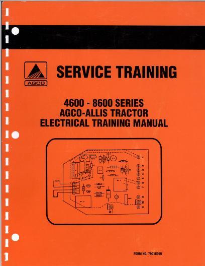 AGCO 4600 - 8600 Series Tractor (electrical training) Service Manual 79016569 English