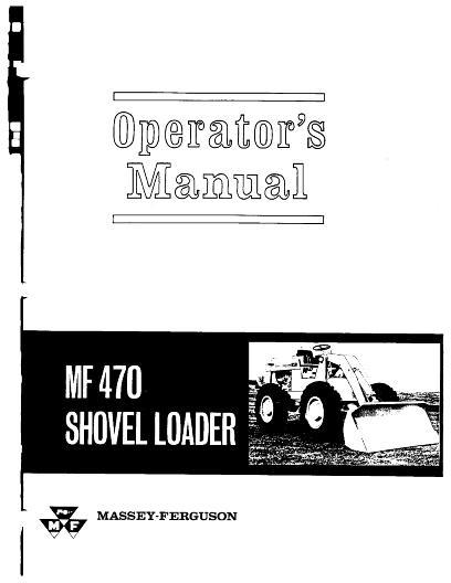 AGCO 470 Industrial Wheel Loader Operator Manual 690674M2 English 1 AGCO 470 Industrial Wheel Loader Operator Manual 690674M2 English