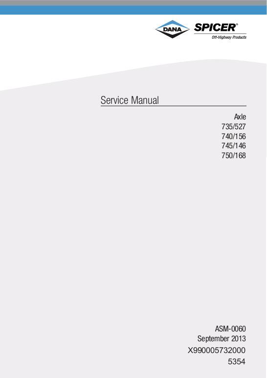 AGCO 512 513 514 516 Tractor (S4 & Gen3) Front Axle (section) Service Manual 72649818 Multiple