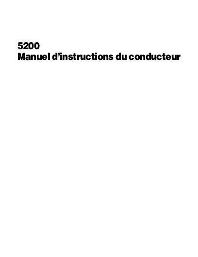 AGCO 5200 Draper Header Operator Manual 700727055J French 1 AGCO 5200 Draper Header Operator Manual 700727055J French