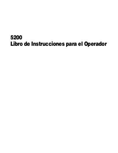 AGCO 5200 Draper Header Operator Manual 700727056J Spanish