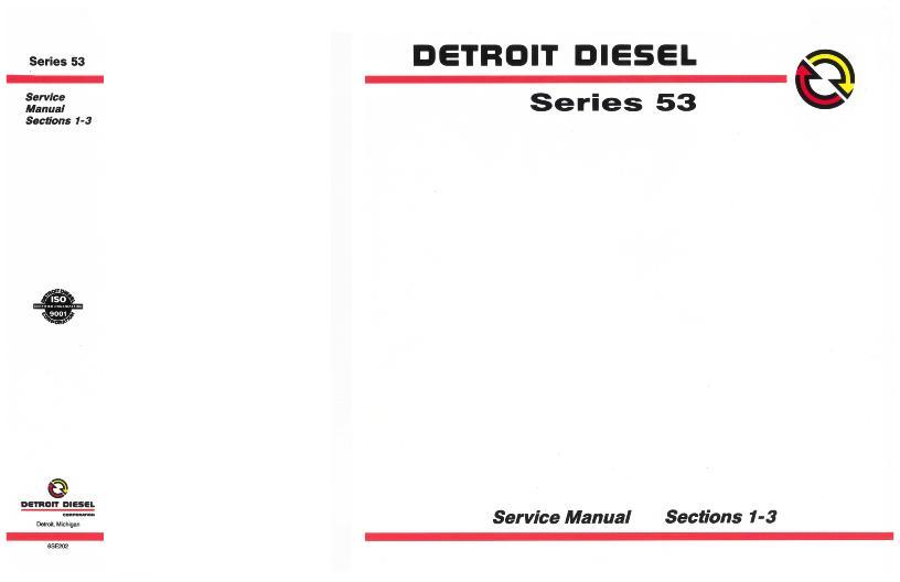 AGCO 53 Series Detroit (engine) Service Manual AG712745 English