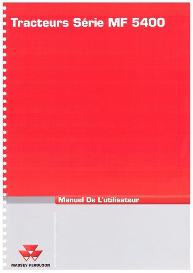 AGCO 5460SA 5470SA 5475SA Tractor (tier 2, Orchard cab Speedshift) Operator Manual 3378858M1 French 1 AGCO 5460SA 5470SA 5475SA Tractor (tier 2, Orchard cab Speedshift) Operator Manual 3378858M1 French