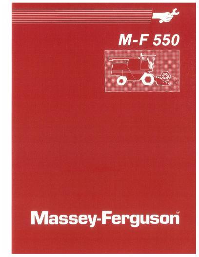 AGCO 550 Combine (packet) Service Manual 1449200M1 English