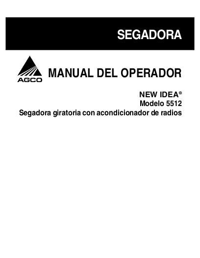 AGCO 5512 - Spoke Cond. Operator Manual 700728226D Spanish 1 AGCO 5512 - Spoke Cond. Operator Manual 700728226D Spanish
