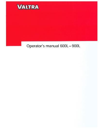 AGCO 600L 700L 800L 900L Tractor Operator Manual V39800213 English 1 AGCO 600L 700L 800L 900L Tractor Operator Manual V39800213 English