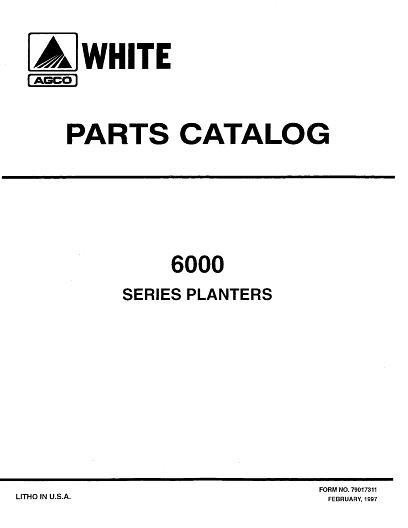 AGCO 6100 6180 6600 6700 6900 Series Planter (rigid & 2 bar) Parts Book 79017311 English 1 AGCO 6100 6180 6600 6700 6900 Series Planter (rigid & 2 bar) Parts Book 79017311 English
