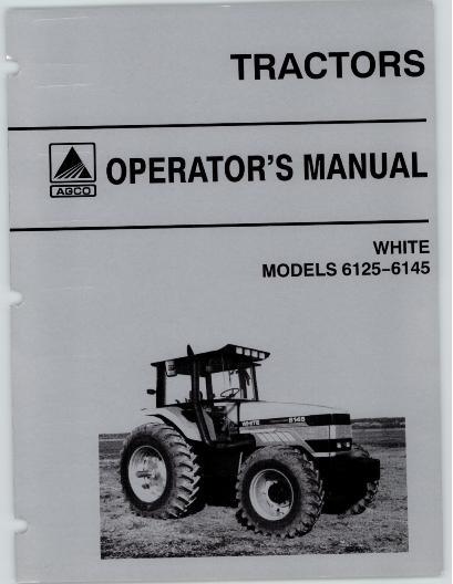 AGCO 6125 6145 Tractor (1993) Operator Manual 72503725 English 1 AGCO 6125 6145 Tractor (1993) Operator Manual 72503725 English