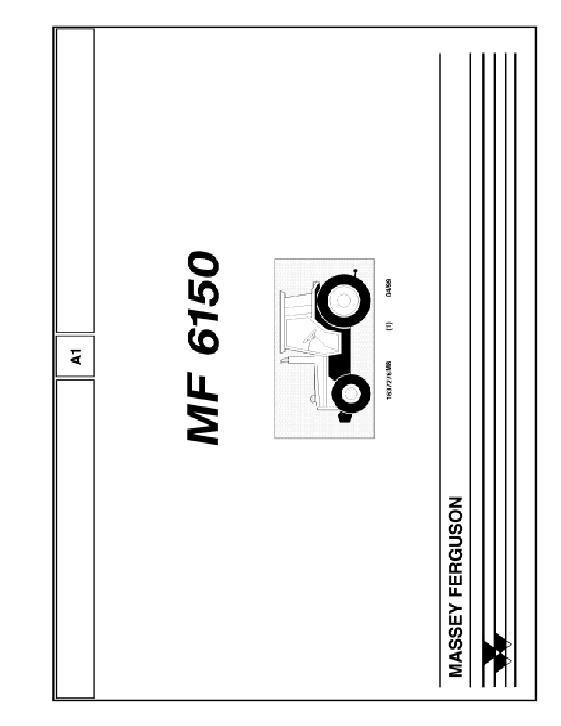 AGCO 6150 Tractor Parts Book 1637276M8 Multiple 1 AGCO 6150 Tractor Parts Book 1637276M8 Multiple