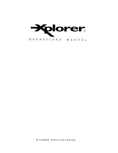 AGCO 6200 6400 Xplorer Sprayer (1997) Operator Manual WRP0388 English
