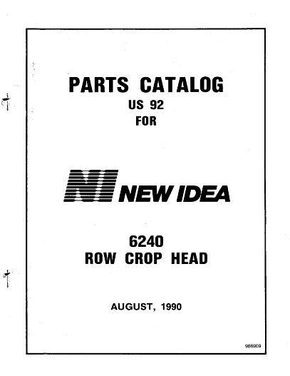 AGCO 6240 Uni Harvester (attachment) Parts Book 986909 English 1 AGCO 6240 Uni Harvester (attachment) Parts Book 986909 English